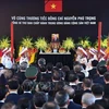 На церемонии похорон генерального секретаря ЦК Коммунистической партии Вьетнама Нгуен Фу Чонга. (Фото: ВИA)