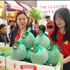 Вьетнамские зеленокожие помело представлены на выставке Asia Fruit Logistica в Гонконге (Китай)