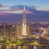 Landmark 81, самое высокое здание во Вьетнаме, является символом экономического развития Хошимина. (Фото: ВИA) 