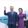 El secretario general del Partido Comunista de Vietnam (PCV), To Lam, y su esposa (Fuente: VNA)