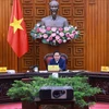 El primer ministro vietnamita, Pham Minh Chinh, preside la reunión (Fuente: VNA)