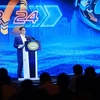 Le Premier ministre Pham Minh Chinh s’exprime lors de la conférence à Hanoi, le 8 mai. Photo : VNA