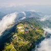 Le géoparc de Lang Son vu d'en haut. Photo : baoquocte