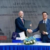 Cérémonie de signature de l'accord entre le Centre des produits de la mer de Norvège et WinCommerce. Photo: vietnamfinance