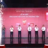 Lors de la cérémonie de lancement de l’application Hanoi On, le 10 juillet. Photo : VietnamPlus 