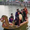  La fête de Lim, une fête culturelle très originale des villages de quan ho de la province de Bac Ninh, se tient du 12e au 14e jour du 1er mois lunaire. Photo: VNA