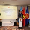 Le vice-ministre vietnamien des Affaires étrangères Dô Hung Viêt s’exprime lors de la cérémonie, à Genève, le 27 septembre. Photo: VNA