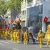 Les fêtes de Giong des temples de Phu Dông et de Soc, inscrits en 2010 sur la Liste représentative du patrimoine culturel immatériel de l’humanité. Photo: CTV