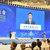 Le vice-Premier ministre vietnamien Lê Thành Long s’adresse au sommet de Wuzhen de la Conférence mondiale de l’Internet (CMI) 2024, dans la province chinoise du Zhejiang, le 20 novembre. Photo: VNA