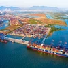 Le port international de Gemalink, province méridionale de Bà Ria-Vung Tàu, doté des infrastructures et des équipements les plus modernes du Vietnam. Photo : VNA