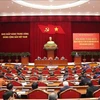 Le secrétaire général du Parti communiste du Vietnam, Tô Lâm, s’adresse à la conférence nationale, à Hanoi, le 16 décembre. Photo : VNA