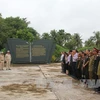 At the ceremony in Laos 