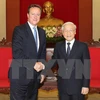 Party chief welcomes UK Prime Minister 