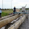 A wastewater treatment project in southern Soc Trang city. (Photo: VNA)