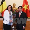 Deputy PM receives visiting President of Belgian Senate