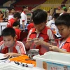 Robothon Day 2015 for primary school students in Hanoi