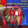 Former RoK ambassador awarded Honorary Professor title 