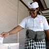 Indonesian elections for regional leaders undergo