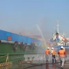 Dong Nai holds rehearsal of oil spill, fire-fighting response 