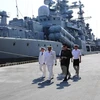 Russia’s naval ships visit Da Nang city