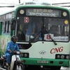 CNG-fuelled buses take to HCM City streets 