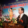 State President attends Buddha birthday celebration