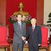 Party chief greets DPRK Workers’ Party delegation 