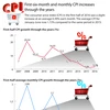 CPI rises slightly in H1