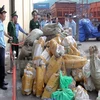 Two tonnes of suspected elephant tusks found at Sai Gon port