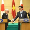 Party chief holds talks with Japanese Prime Minister