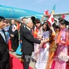 Party General Secretary Nguyen Phu Trong arrives in Tokyo