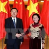 Chinese top legislator concludes official visit to Vietnam