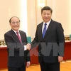 Vietnam’s top legislator meets with Chinese Party chief 