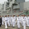 Japanese maritime self-defence vessels visit Vietnam 