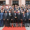 Lao top leader visits HCM National Academy of Politics 