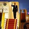 President Obama arrives for three-day visit 