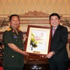 HCM City leader greets Lao defence minister