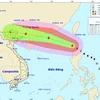 Storm Nida enters East Sea, generating strong winds 