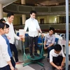 Technology students create a big 3D scanner 