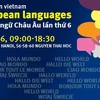 Sixth European Day of Languages to kick off in Hanoi