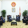Prime Minister greets Cambodia, Singapore Ambassadors