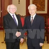 Leaders welcome Irish President