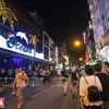 Bustling street for foreigners in HCM City