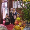 Thuy Trung Tien Temple attracts visitors during Tet