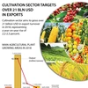 Cultivation sector targets over 21 bln USD in exports