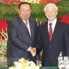 Top Lao leader pays five-day visit to Vietnam