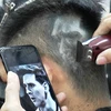 Football fans tribute idols with special haircuts