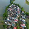 Riverside villages of Hanoi submerged in floodwater