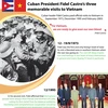 Cuban President Fidel Castro’s three memorable visits to Vietnam