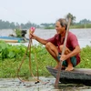 Mekong Delta life in flooding season